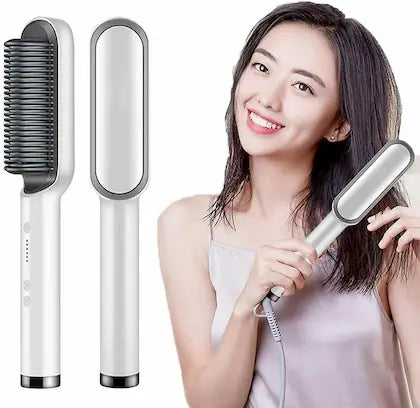 Hair Straightner Brush For Girls  2 in 1 Hair Comb Styler Tool