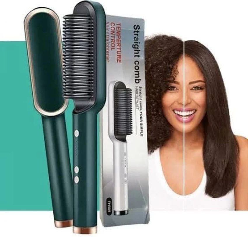 Hair Straightner Brush For Girls  2 in 1 Hair Comb Styler Tool