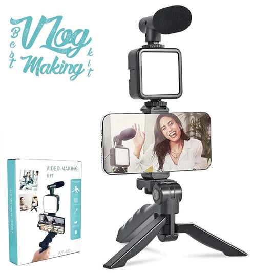 5 in 1 Video Making™ Vloging Kit with Tripod🎬