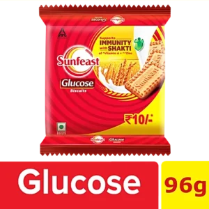 Sunfeast Glucose Biscuits, 96 g Pouch