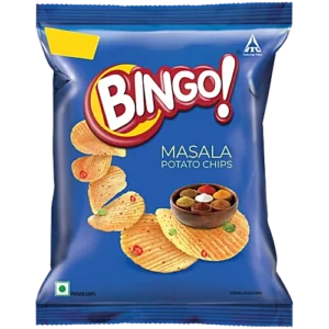 Bingo! Potato Chips - Masala Flavour, Crispy & Spicy, Pack For Snacks, 25 g Pouch