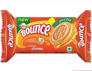Sunfeast Bounce Biscuits - Orange Creme Cookies