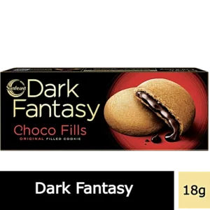 Sunfeast Dark Fantasy Choco Fills - Original Filled Cookies With Choco Crème, 18 g Pouch