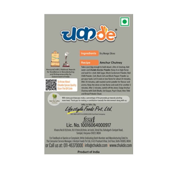 Chukde Dry Mango/Amchur Powder, 100G - Image 2