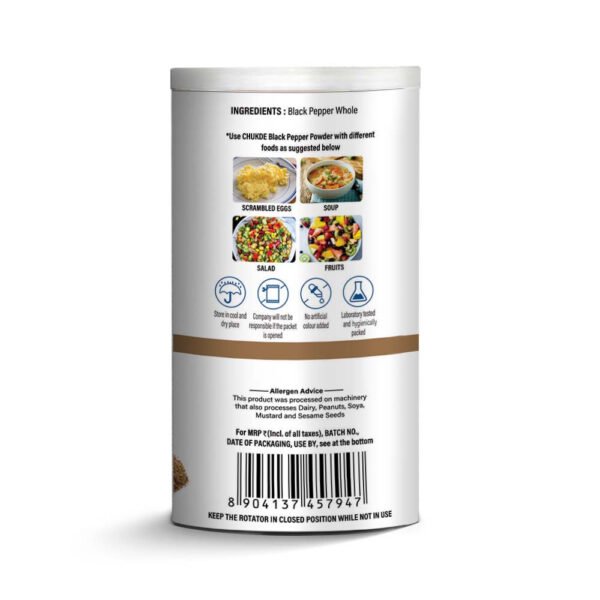Kali Mirch/Black Pepper Powder, Sprinkler 100G - Image 3