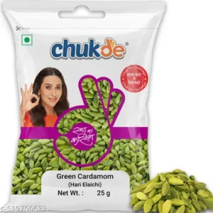 Chukde Green Cardamom Whole | Hari Elaichi Sabut 25gm