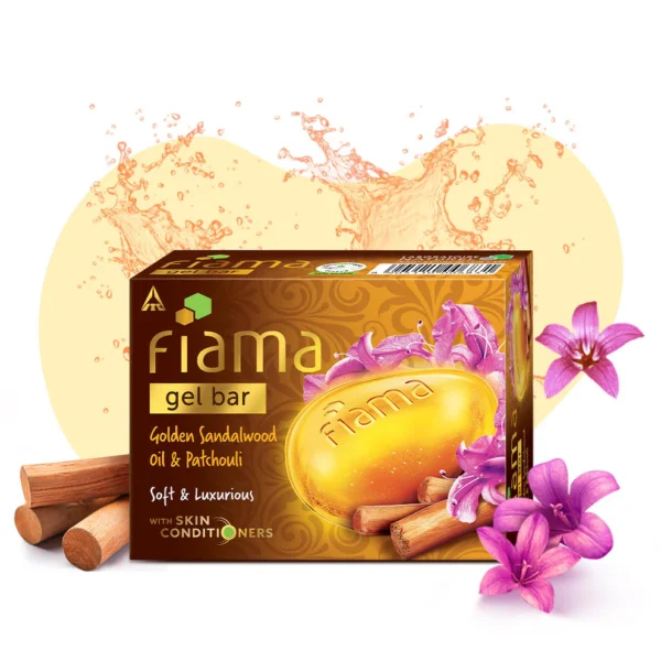 Golden Sandalwood Oil & Patchouli Gel Bar, 125 g Buy3 Get1