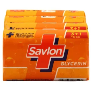 Savlon Bathing Bar with Glycerin 75 g (Buy 3 Get 1 Free)