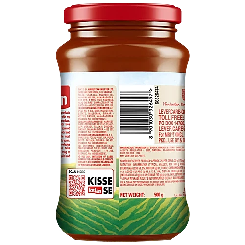 Kissan Orange Marmalade Jam, 500 g - Image 2
