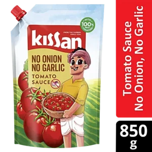 Kissan No-Onion No-Garlic Tomato Sauce, 850 g Pouch