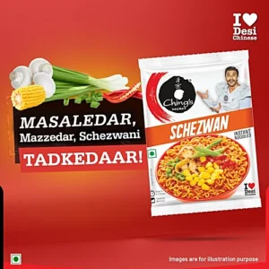 Ching's Secret Schezwan Instant Noodles, 60 g Pouch