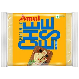 Amul Pure Milk Cheese Slices, 100 g (5 pcs)