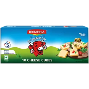 Britannia The Laughing Cow Cheese Cubes, 200 g (10 x 20 g each)