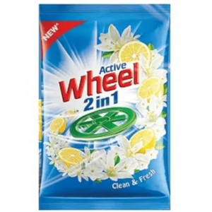 wheel active 2 in 1 detergent powder (blue) 1 kg