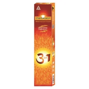Mangaldeep 3 in 1 Agarbattis 92 gm