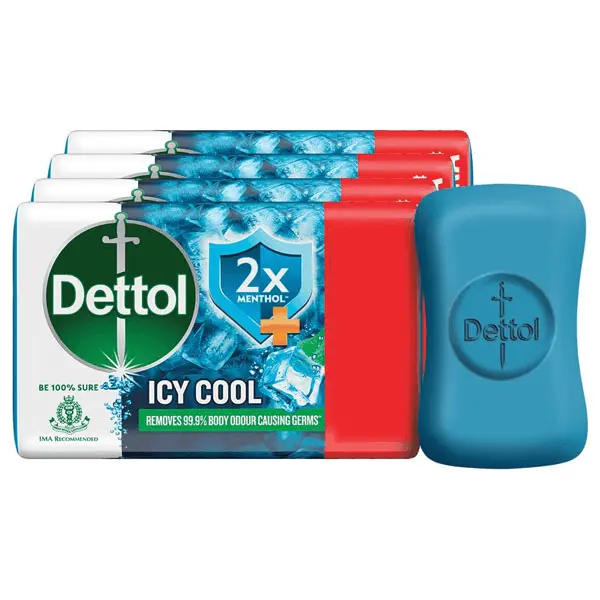 DETTOL ICY COOL SOAP 5 * 100GM