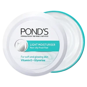 Ponds Light Moisturiser - With Vitamin E & Glycerine, For Non-Oily Fresh Feel, 25 ml