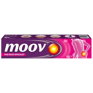 Moov Instant Pain Relief Cream - Useful For Back, Joint, Knee, Muscle Pain & Sports & Fitness Injuries, 15 g Tube