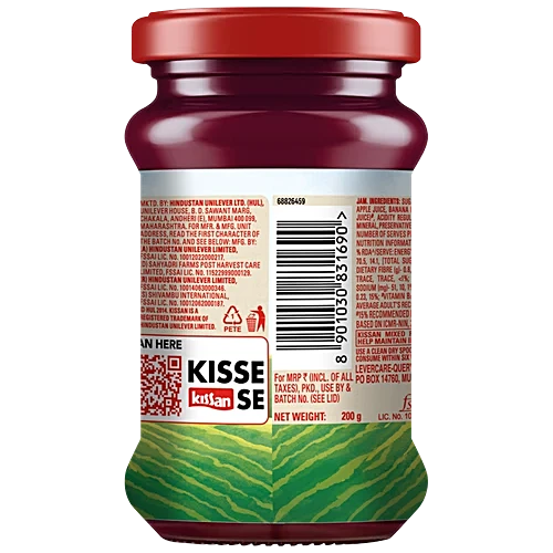 Kissan Mixed Fruit Jam, 200 g - Image 2
