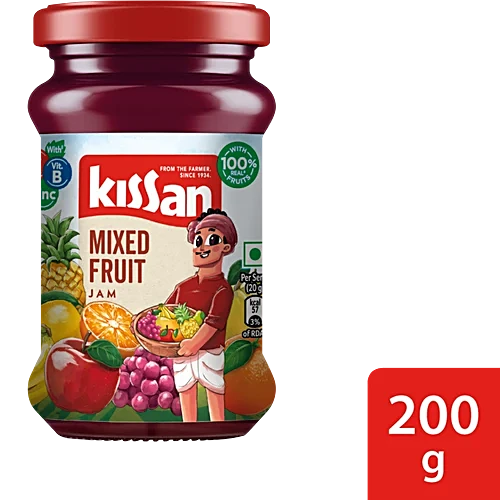Kissan Mixed Fruit Jam, 200 g