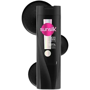 Sunsilk Radiant Black Shine Shampoo, 180 ml