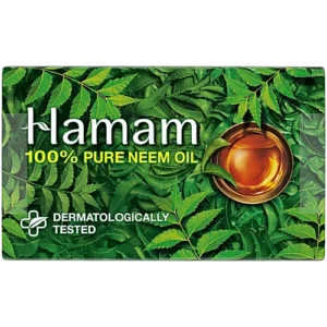 Hamam 100% Pure Neem Oil Soap, 150 g (Pack of 4)