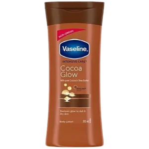 Vaseline Intensive Care Cocoa Glow Body Lotion - With Shea Butter, Non-Greasy Formula, 100 ml