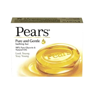 Pears Pure & Gentle Glycerin & Natural Oils Soap Bar, 98% Pure Glycerine & Natural Oils, 60 g