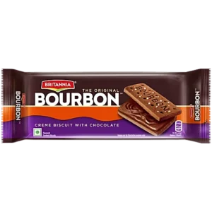 Britannia The Original Bourbon Creme Biscuit - With Chocolate, 100