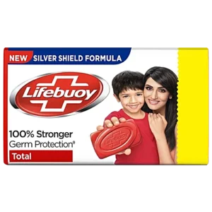 Lifebuoy Total Soap, 100% Stronger Germ Protection, New Silver Shield Formula, 46 g