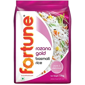 Fortune Rozana Gold Basmati Rice, 1 kg (dubar basmati rice)