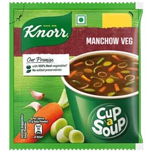 Knorr Manchow Cup A Soup - 100% Real Vegetables, No Added Preservatives, 11 g