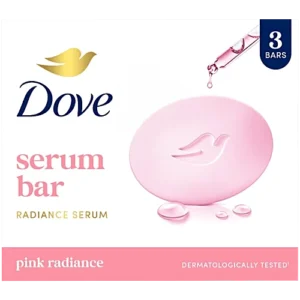 Dove Pink Radiance Serum Bar, 125 g (Pack of 3)