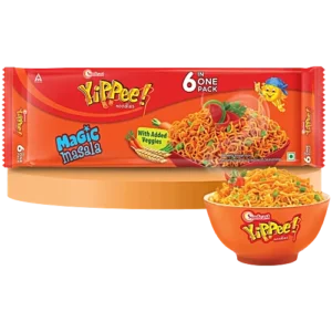 Sunfeast YiPPee! Magic Masala Instant Noodles - 6 In Pack, 360 g (Pack of 6)