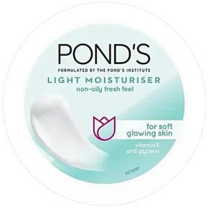 Ponds Light Moisturiser - With Vitamin E & Glycerine, For Non-Oily Fresh Feel, 200 ml