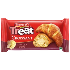 Britannia Treat Croissant - Vanilla Creme Filling, 45 g