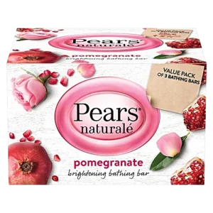 Pears Naturale Pomegranate Brightening Bathing Bar, 125 g (Pack of 3)