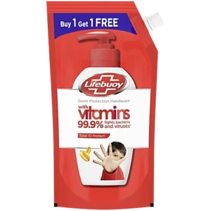 Lifebuoy Total 10 Protect Liquid Handwash - With Vitamins, 675 ml (Buy 1 Get 1 Free)
