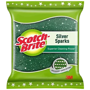 Scotch Brite Silver Sparks Scrub Pad, 1 pc