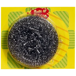 SOFT & SHINE Stainless Steel Scrubber - Power Cleaner, Soft On Hands, 100% Rust-Free