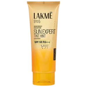 Lakme 9To5 Sun Expert Tint Hint Sunscreen SPF 50 PA+++, 100 ml