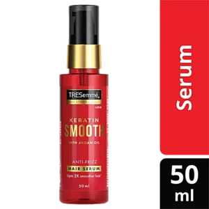Tresemme Keratin Smooth Anti-Frizz Hair Serum - With Argan Oil, Upto 2X Smoothness, 50 ml