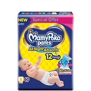 Mamy Poko Pants Standard All Night Small, 60 pcs