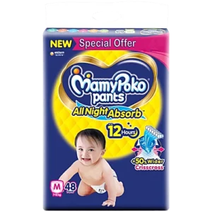 Mamy Poko Pants Standard All Night Medium, 48 pcs