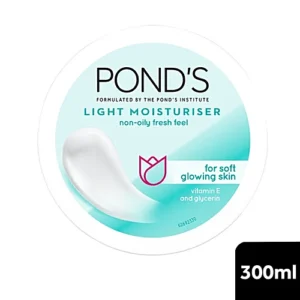 Ponds Light Moisturiser - Vitamin E & Glycerin, Non-Oily, 300 ml