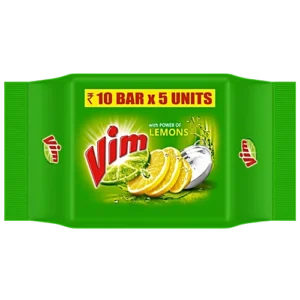 Vim Dishwash Bar With Power Of Lemons - Multipack, 110 g (Pack of 5)