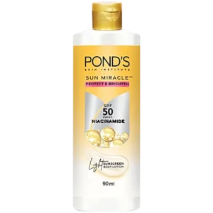 Ponds Sun Miracle Light Sunscreen Body Lotion - SPF 50, 90 ml