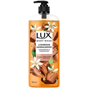 Lux Luxurious Sandalwood Body Wash, 750 ml