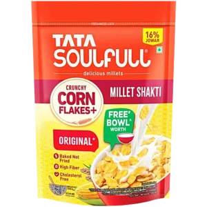 Tata Soulfull Original Crunchy Corn Flakes+ With Millet Shakti, 260 g