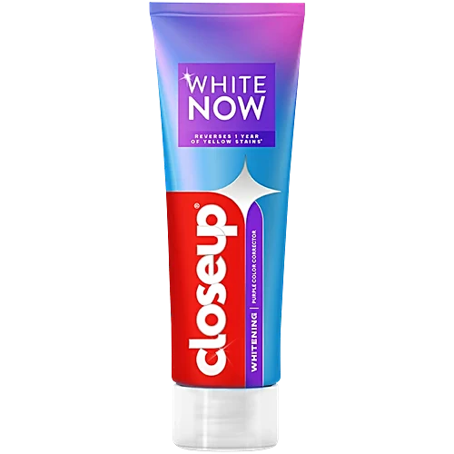 Closeup White Now - Purple Colour Corrector Toothpaste, 100 g